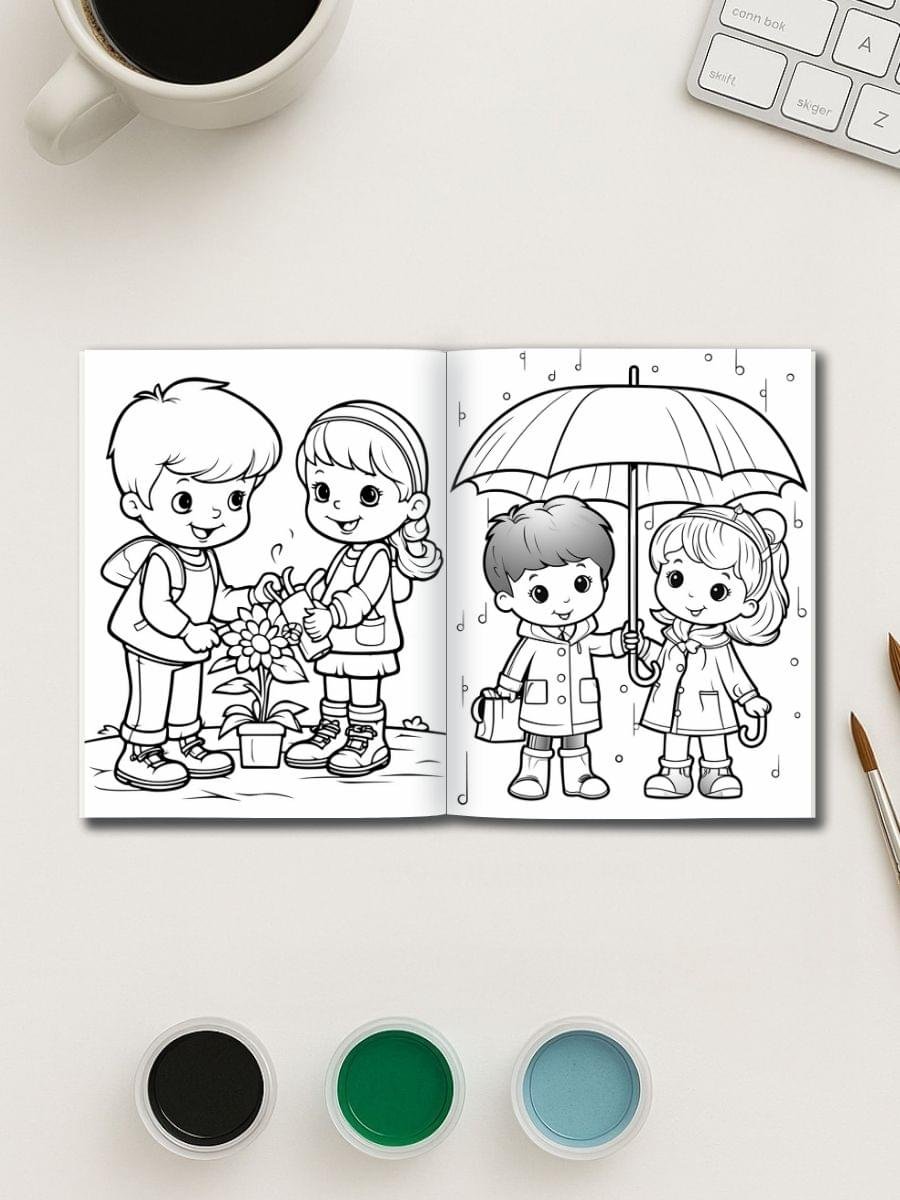 Color & Giggle Adventures - 100 Kids Coloring Pages - Image 3